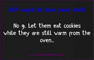 let them eat cookies from the oven